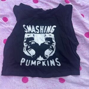 Smashing Pumpkins cropped tank